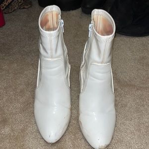 White Steve Madden boots